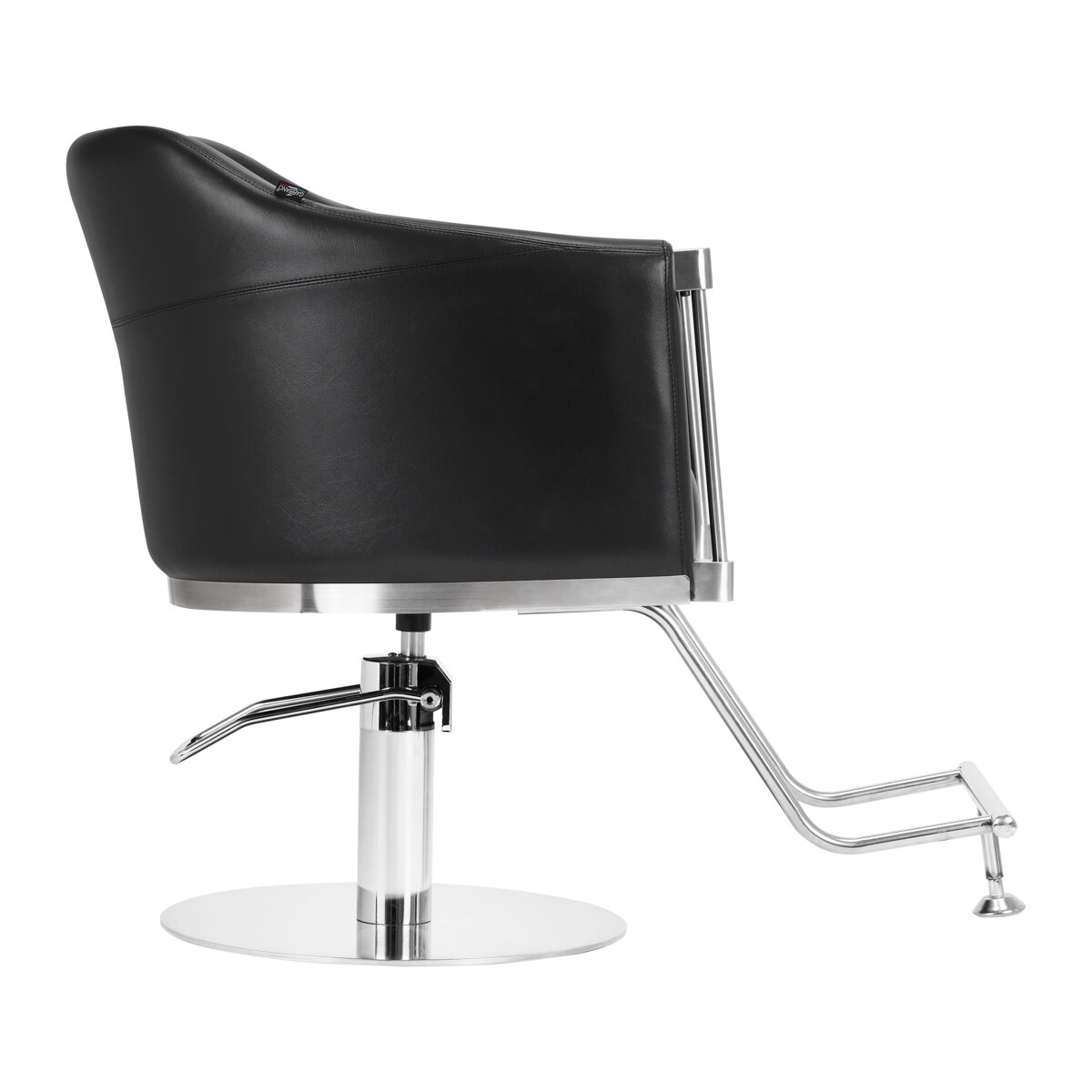 Professional hairdressing chair GABBIANO BURGOS, black color 2 Professional hairdressing chair GABBIANO BURGOS, black color 2