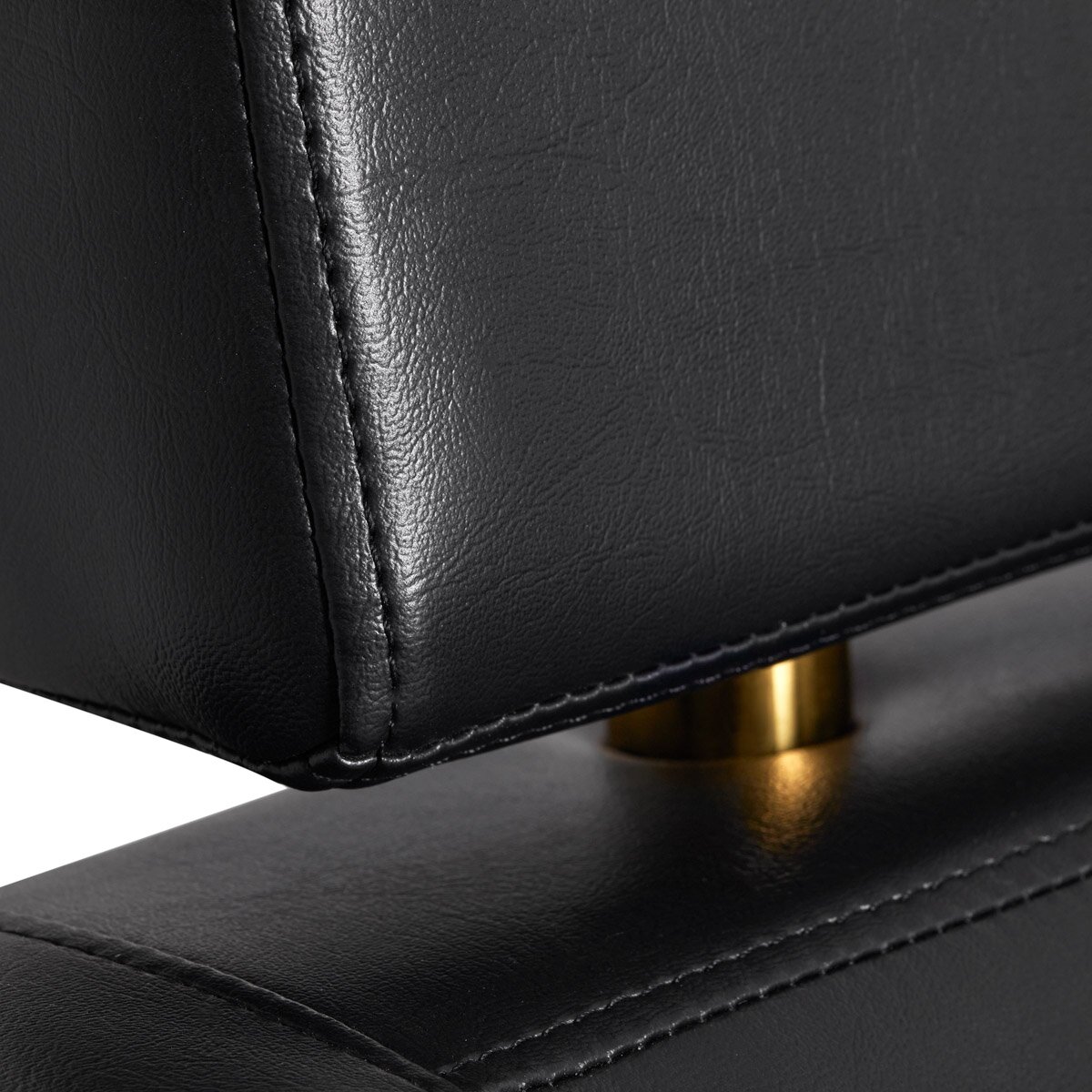 Professional hairdressing chair GABBIANO TOLEDO, black with gold details 6 Professional hairdressing chair GABBIANO TOLEDO, black with gold details 6