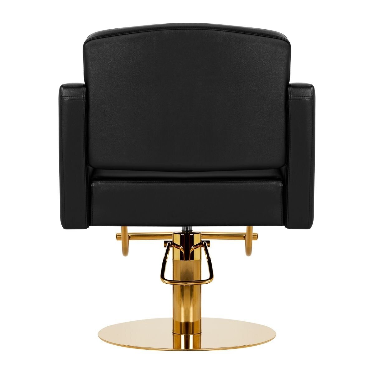 Professional hairdressing chair GABBIANO TURIN, black with gold details 2