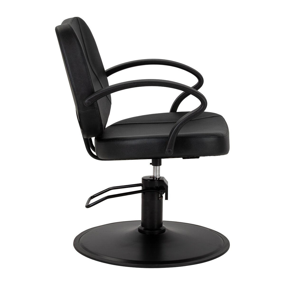 Profesionali kirpyklos kėdė HAIR SYSTEM A055B, juodos spalvos 3