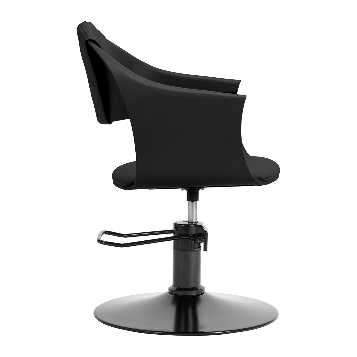 Profesionali kirpyklos kėdė HAIR SYSTEM HALO, juodos spalvos 2