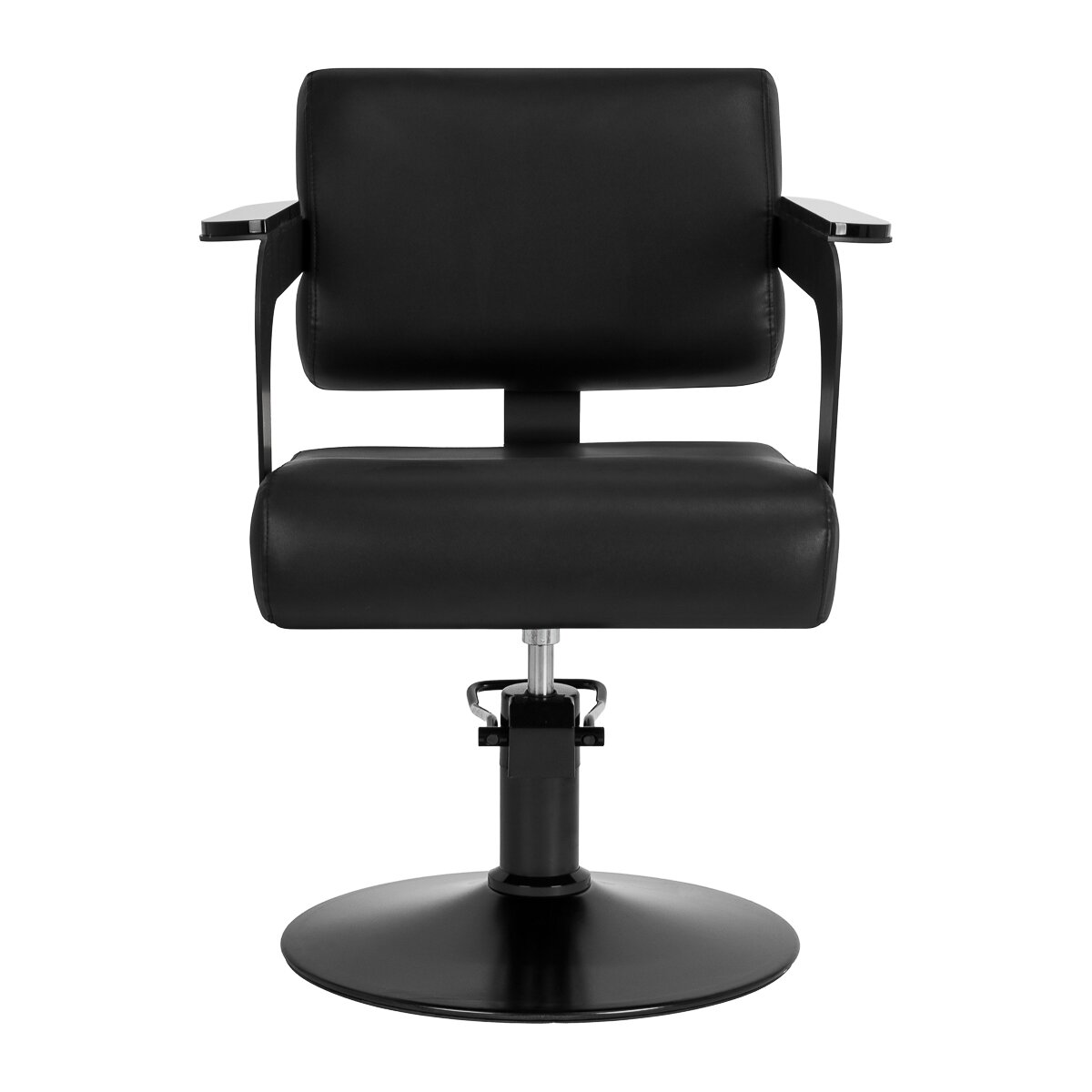 Profesionali kirpyklos kėdė HAIR SYSTEM, juodos spalvos 1