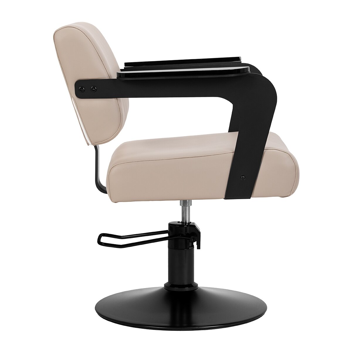 Profesionali kirpyklos kėdė HAIR SYSTEM, smėlio spalvos 2