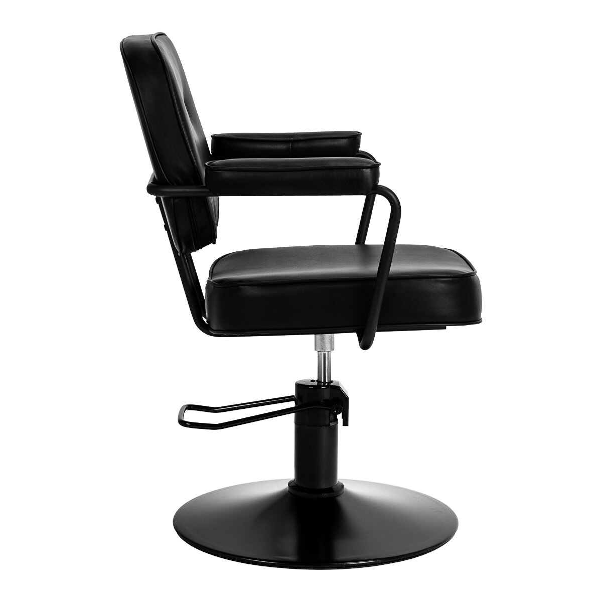 Profesionali kirpyklos kėdė HAIR SYSTEM TRU, juodos spalvos 2 Profesionali kirpyklos kėdė HAIR SYSTEM TRU, juodos spalvos 2