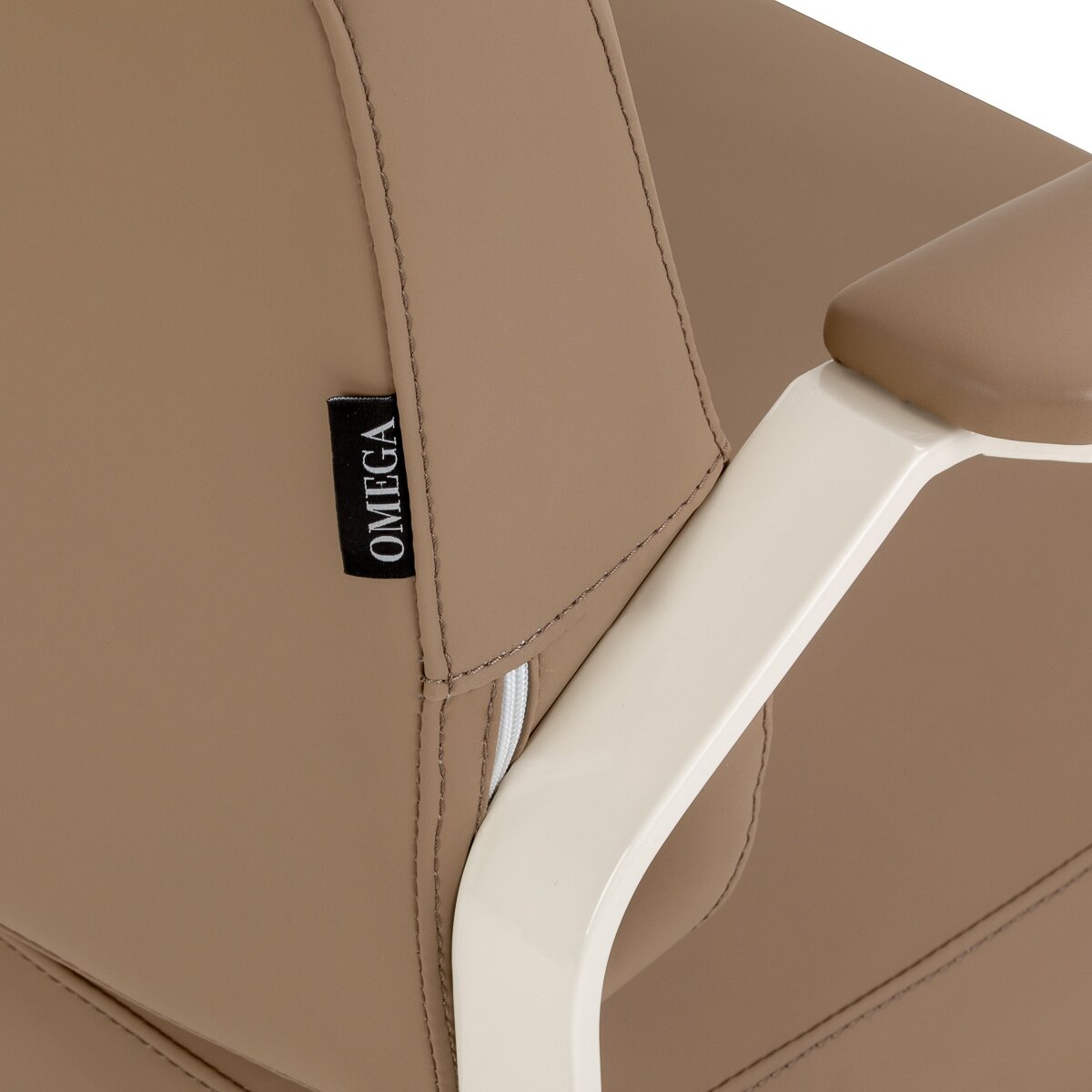 Professional barber chair OMEGA AURORA, light brown 4