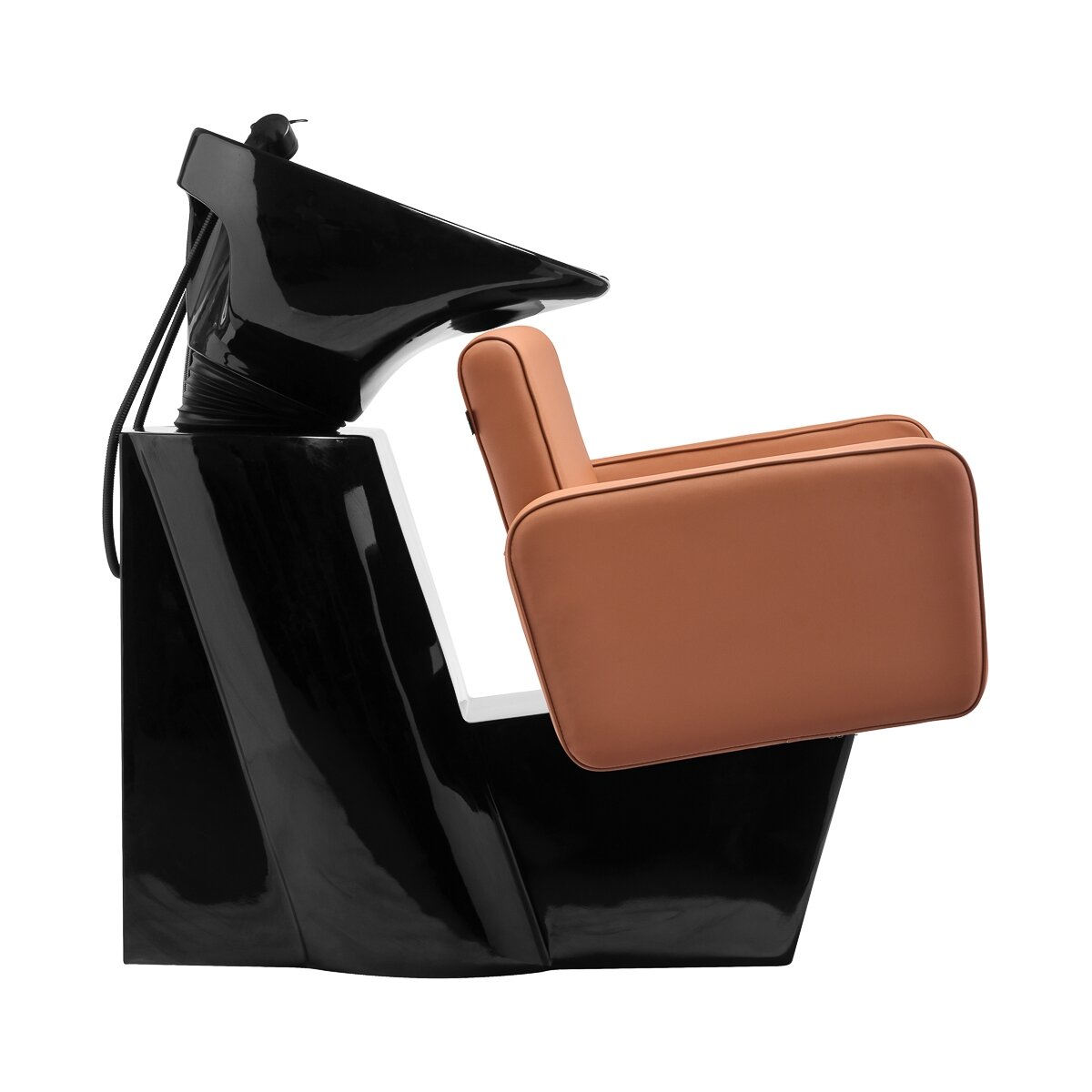 Professional barber sink GABBIANO BILBAO, brown 3
