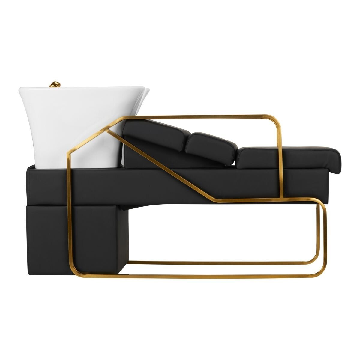 Professional sink for hairdressers GABBIANO DIANA, black/gold color 5 Professional sink for hairdressers GABBIANO DIANA, black/gold color 5