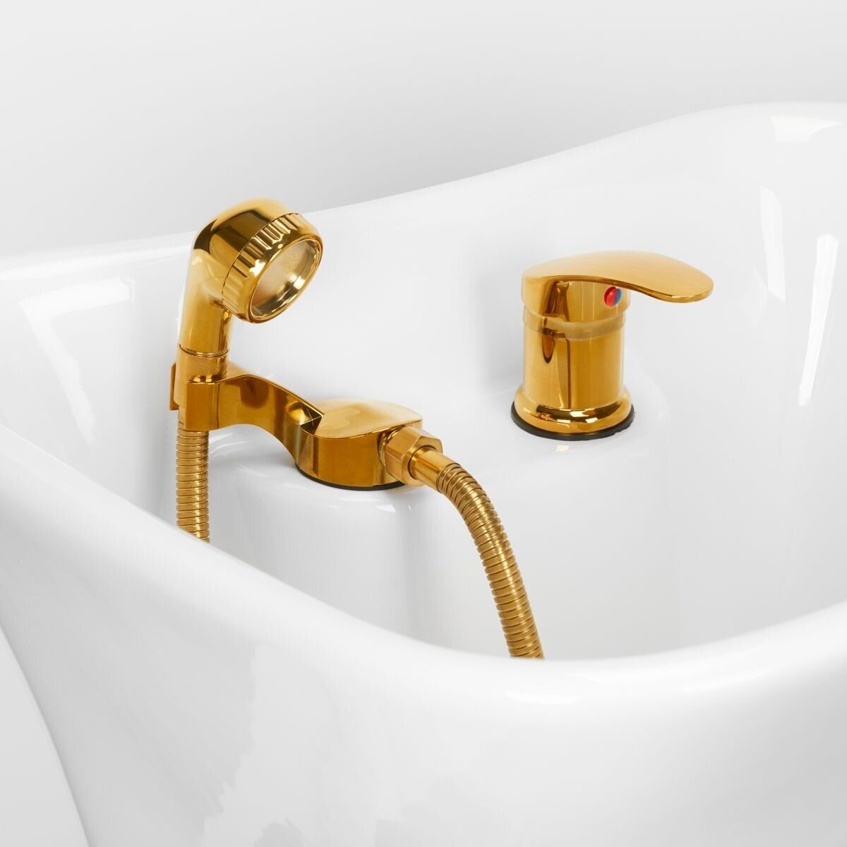 Professional sink for hairdressers GABBIANO DIANA, black/gold color 8 Professional sink for hairdressers GABBIANO DIANA, black/gold color 8