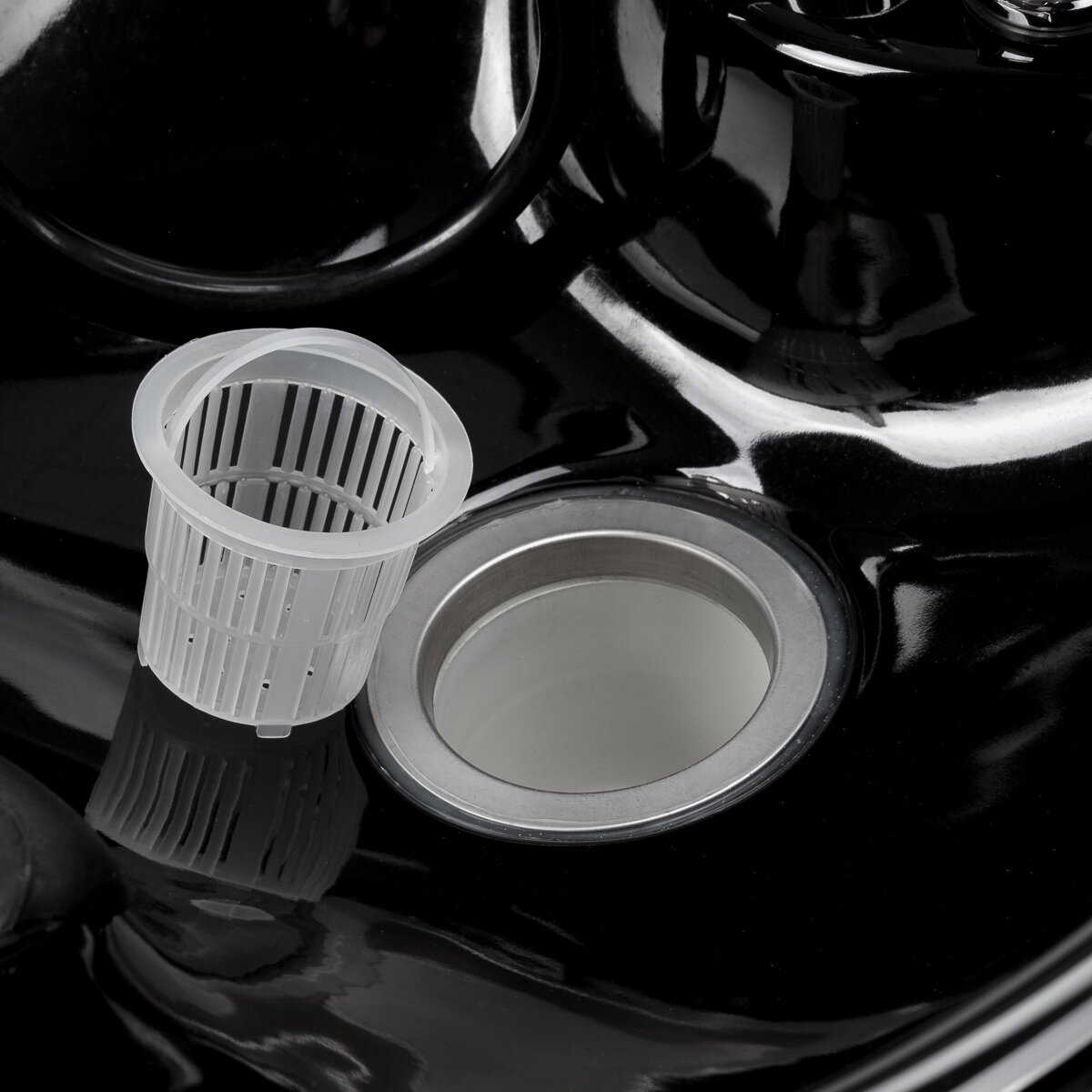 Professional hairdressing sink HAIR SYSTEM KOMODO, black 8 Professional hairdressing sink HAIR SYSTEM KOMODO, black 8