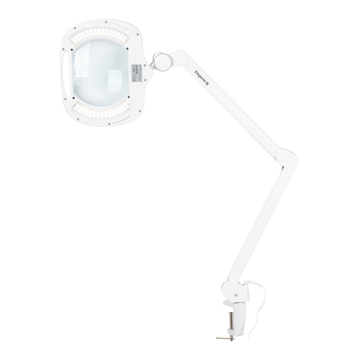 Professional cosmetic LED lamp - magnifier ELEGANTE 6030, surface-mounted, white 2 Professional cosmetic LED lamp - magnifier ELEGANTE 6030, surface-mounted, white 2