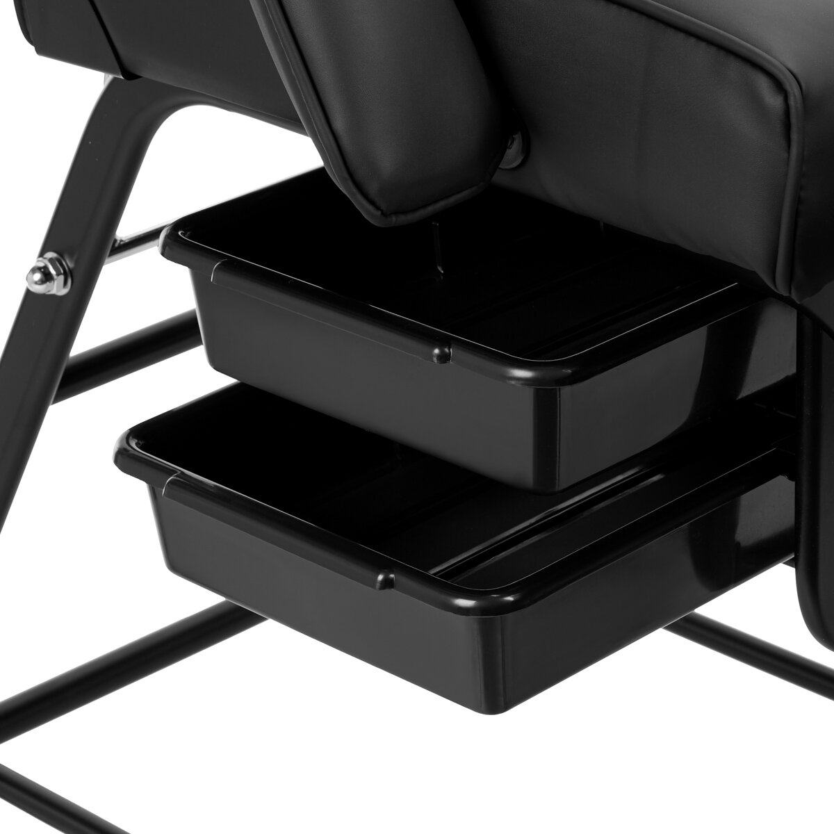 Cosmetic chair 557A with cuvettes black 8 Cosmetic chair 557A with cuvettes black 8