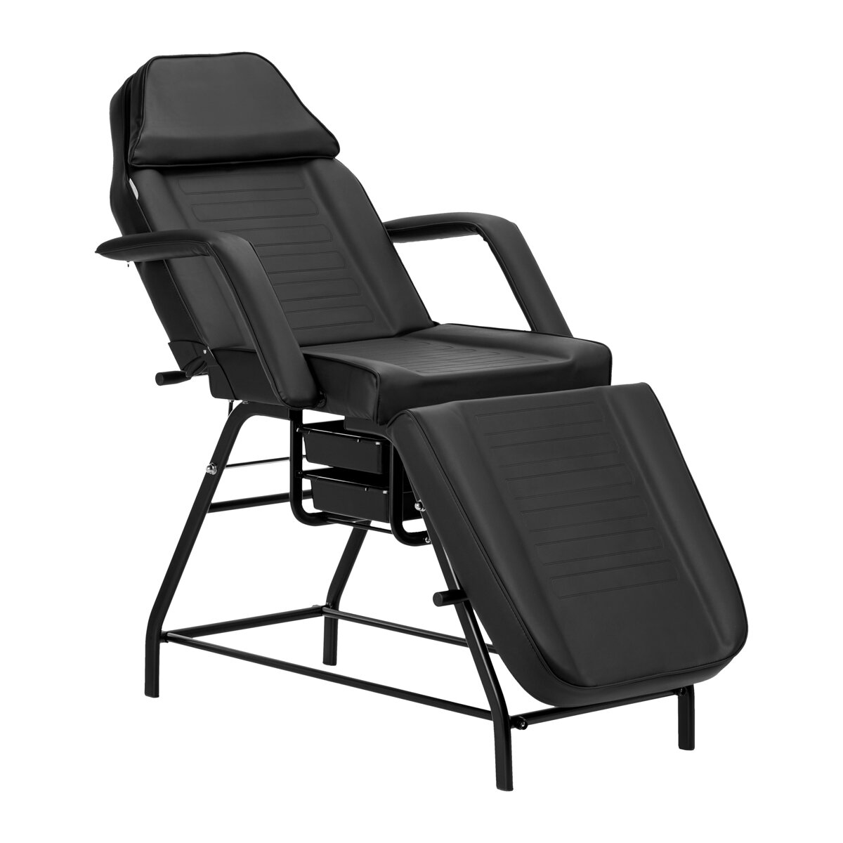 Cosmetic chair 557A with cuvettes black Cosmetic chair 557A with cuvettes black