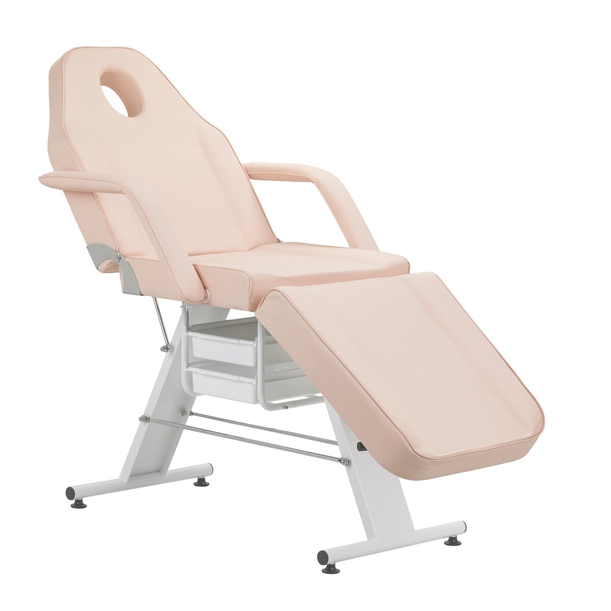 Professional cosmetology bed for beauty salons BASIC 202, pink color 2 Professional cosmetology bed for beauty salons BASIC 202, pink color 2