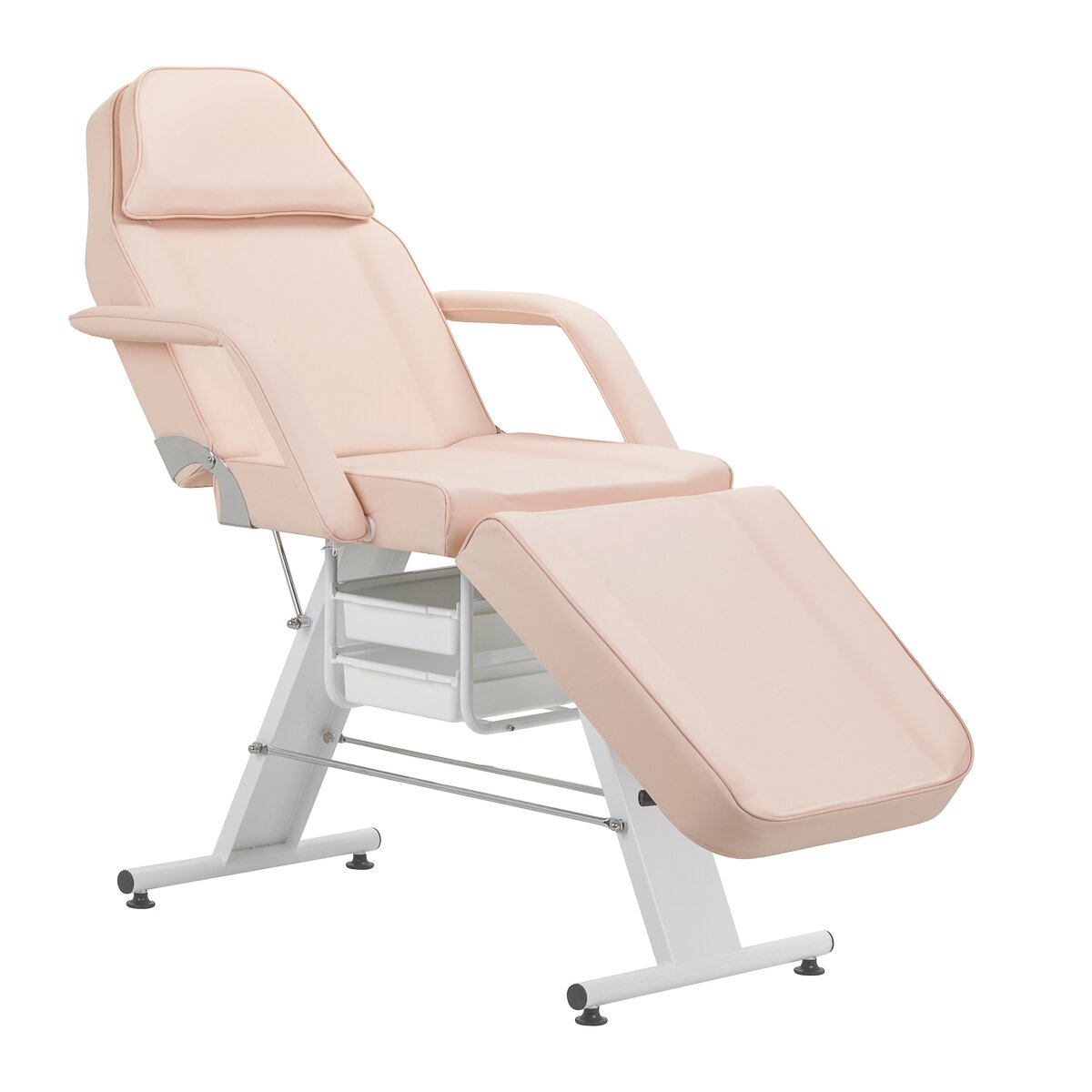 Professional cosmetology bed for beauty salons BASIC 202, pink color Professional cosmetology bed for beauty salons BASIC 202, pink color