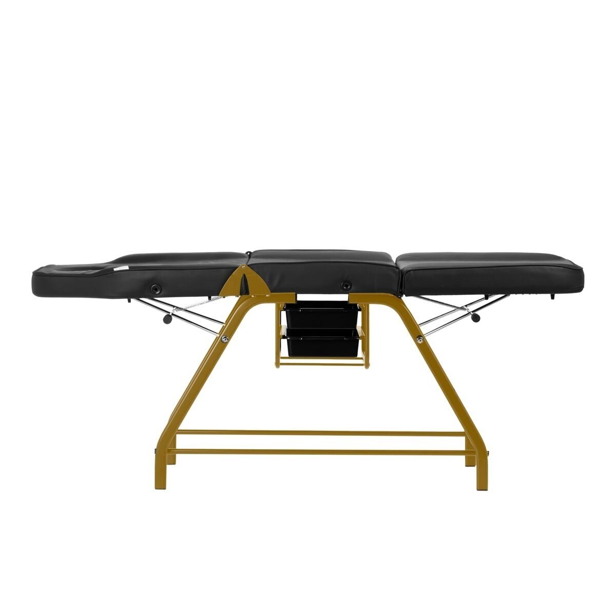 Professional cosmetology bed-chair for beauty procedures 557G, black and gold color 7 Professional cosmetology bed-chair for beauty procedures 557G, black and gold color 7