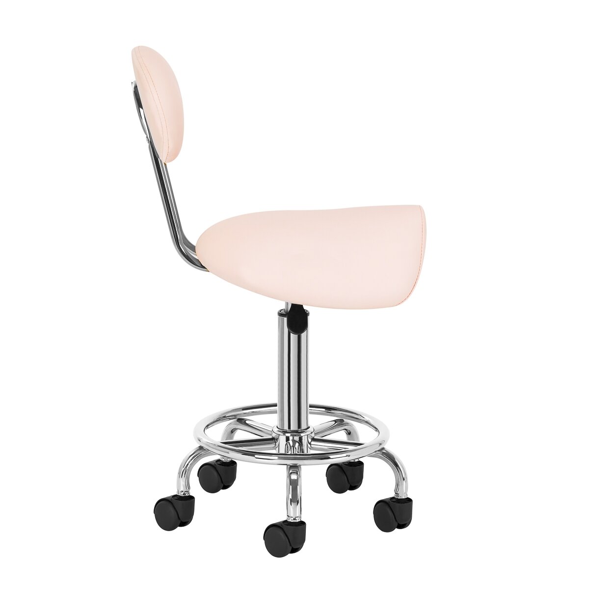 Professional master chair-saddle for beauticians 6001, pink 2 Professional master chair-saddle for beauticians 6001, pink 2