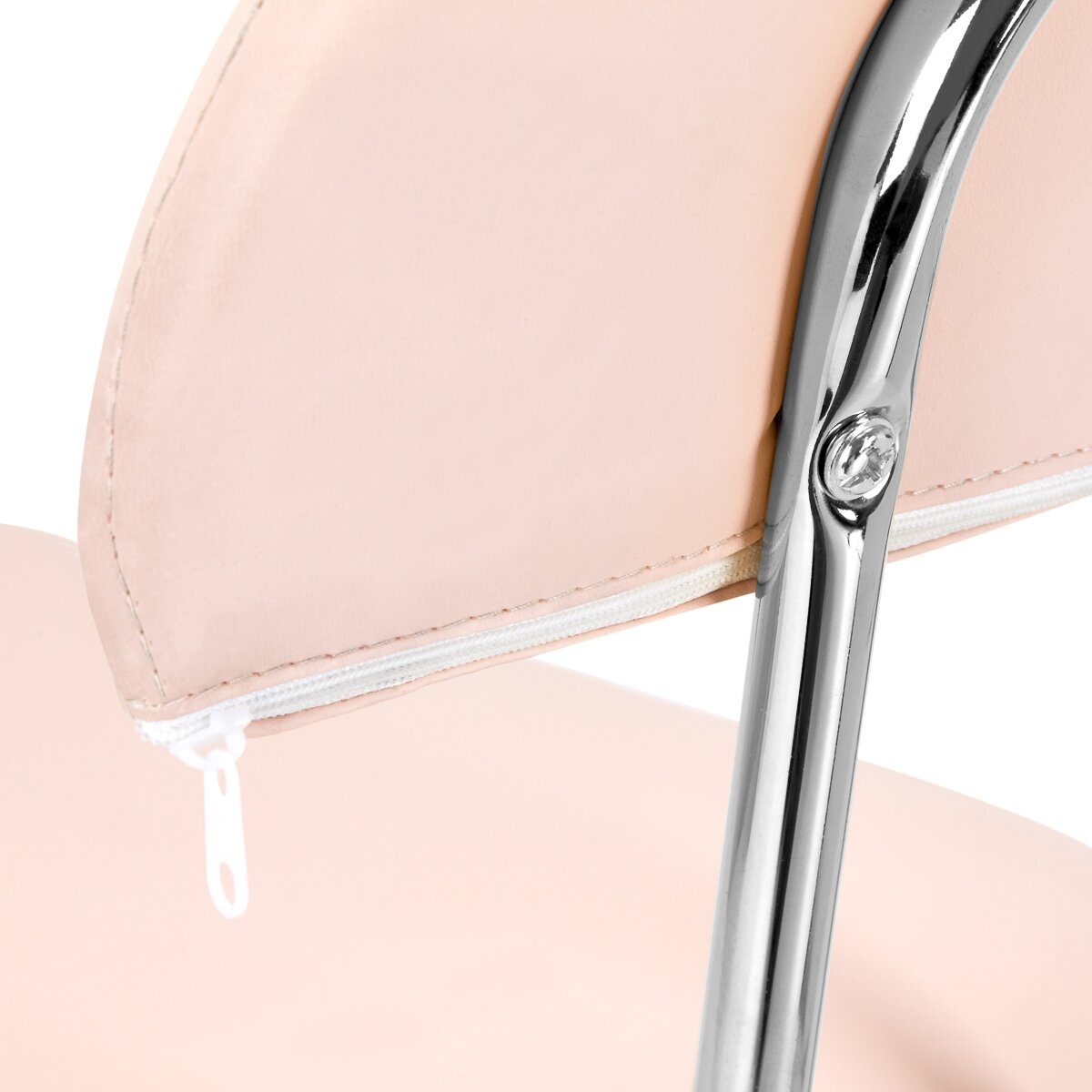 Professional master chair-saddle for beauticians 6001, pink 4