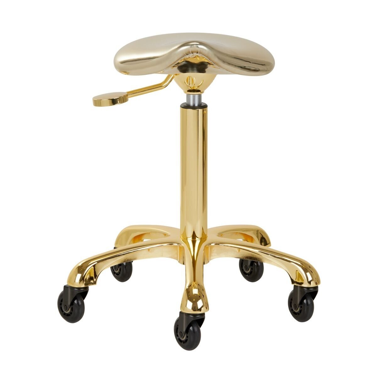 Profesionali meistro kėdutė kosmetologams bei grožio salonams FINE GOLD ROLL SPEED, auksinės spalvos 3 Profesionali meistro kėdutė kosmetologams bei grožio salonams FINE GOLD ROLL SPEED, auksinės spalvos 3