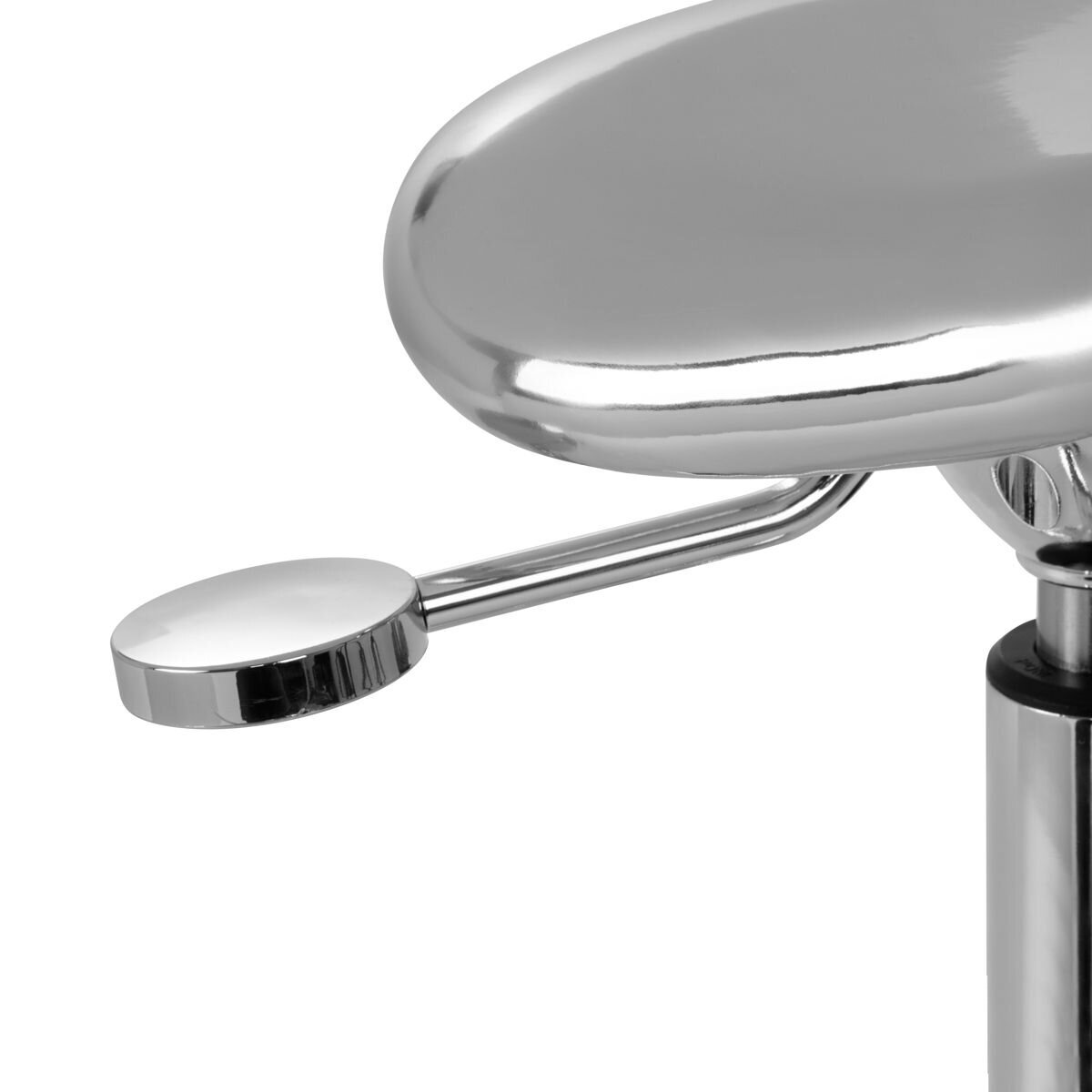 Profesionali meistro kėdutė kosmetologams bei grožio salonams FINE SILVER ROLL SPEED, chromo spalvos 5 Profesionali meistro kėdutė kosmetologams bei grožio salonams FINE SILVER ROLL SPEED, chromo spalvos 5