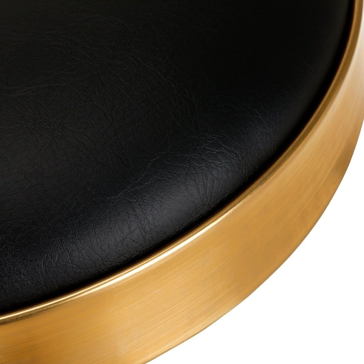 Professional master chair for beauticians and beauty salons H7, black seat with golden foot 1 Professional master chair for beauticians and beauty salons H7, black seat with golden foot 1