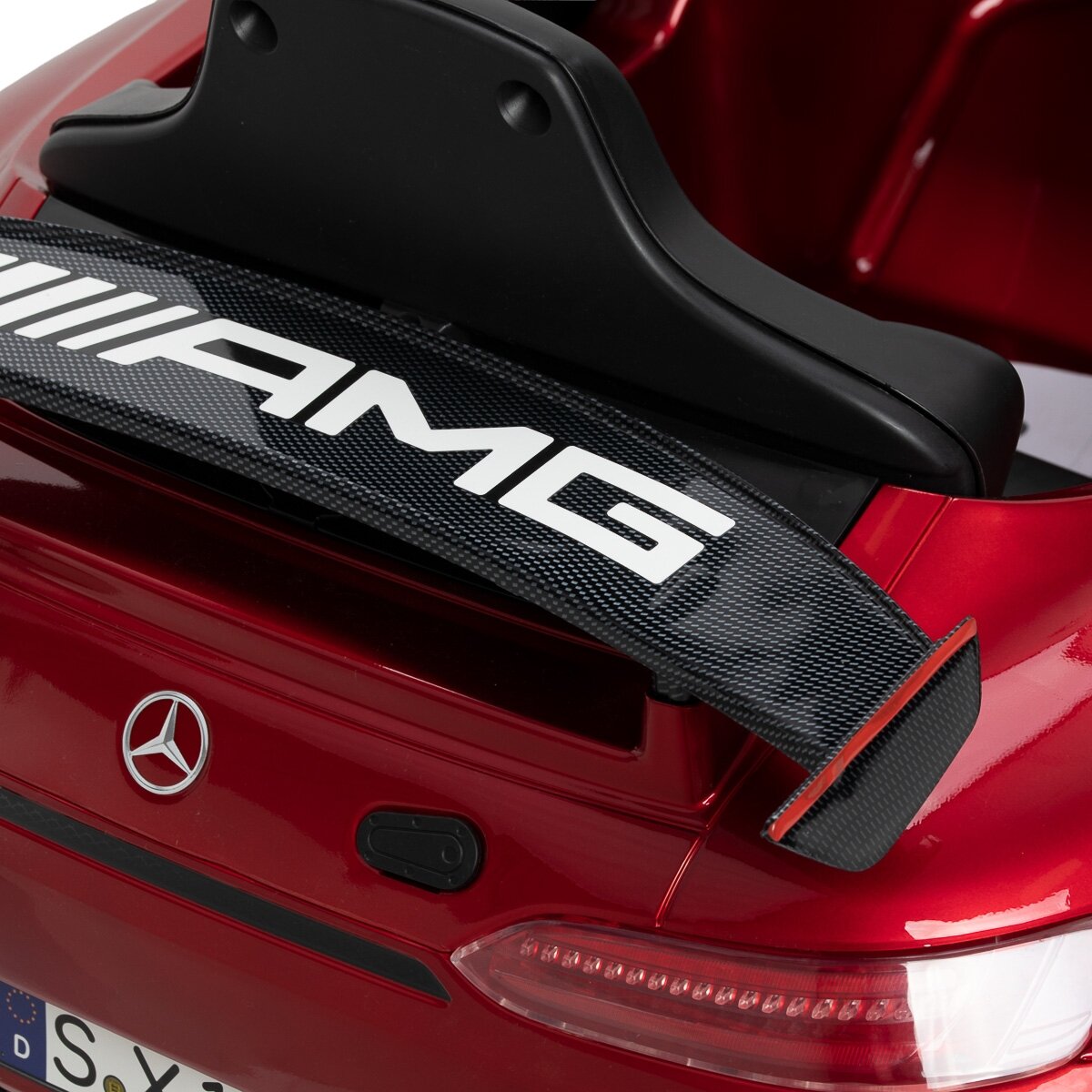 Profesionali vaikiška kėdė kirpykloms GABBIANO MERCEDES, raudonos spalvos 11