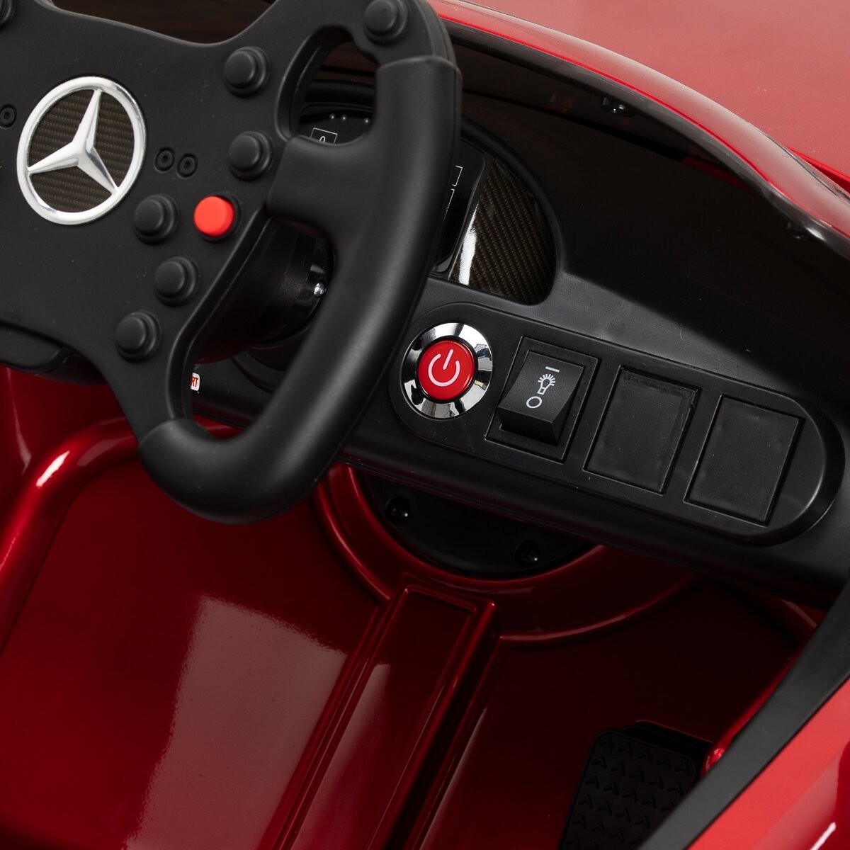 Profesionali vaikiška kėdė kirpykloms GABBIANO MERCEDES, raudonos spalvos 12