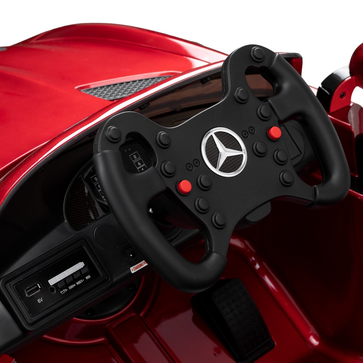 Profesionali vaikiška kėdė kirpykloms GABBIANO MERCEDES, raudonos spalvos 9 Profesionali vaikiška kėdė kirpykloms GABBIANO MERCEDES, raudonos spalvos 9
