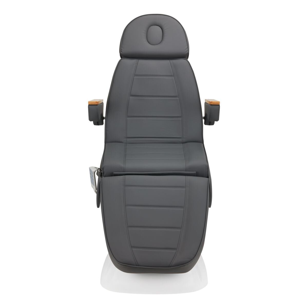 Professional electric recliner-bed for beauticians LUX 273B 3 motors, gray color 6