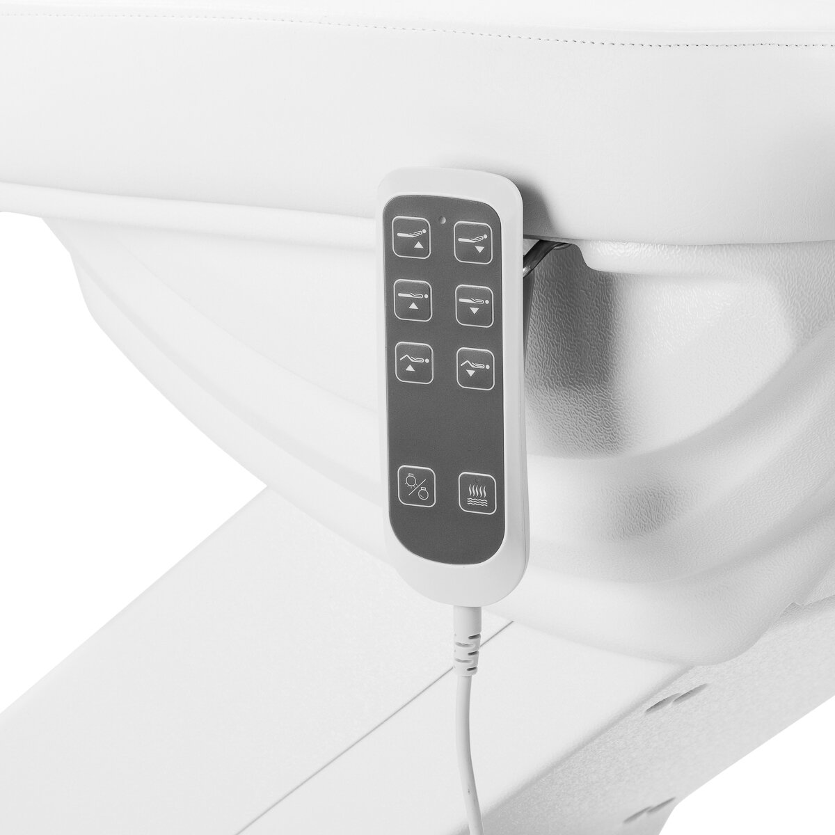 Profesionalus elektrinis gultas-lova kosmetologams SILLON LUXURY (3 varikliai ), baltos spalvos 6 Profesionalus elektrinis gultas-lova kosmetologams SILLON LUXURY (3 varikliai ), baltos spalvos 6