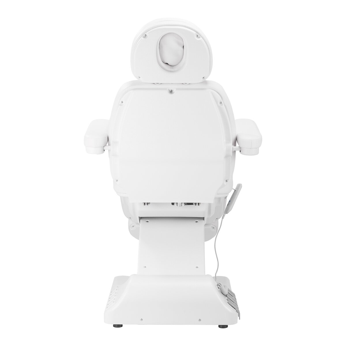 Profesionalus elektrinis gultas-lova kosmetologams SILLON LUXURY (3 varikliai + valdymas pedalais), baltos spalvos 2 Profesionalus elektrinis gultas-lova kosmetologams SILLON LUXURY (3 varikliai + valdymas pedalais), baltos spalvos 2
