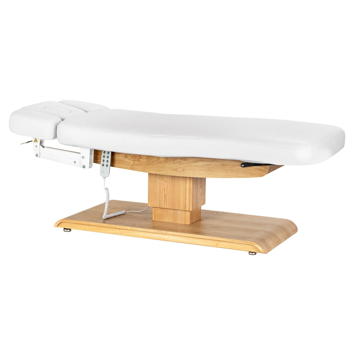 Profesionalus elektrinis masažo ir SPA gultas SILLON RELAX, baltos spalvos su šviesiu pagrindu 3
