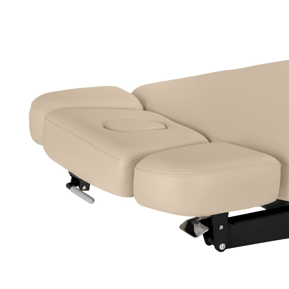 Profesionalus elektrinis masažo ir SPA gultas SILLON RELAX, smėlio spalvos su juodu pagrindu 12
