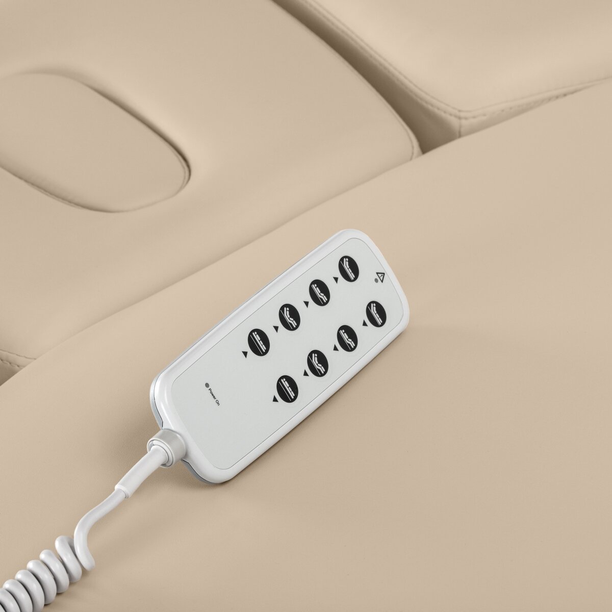 Profesionalus elektrinis masažo ir SPA gultas SILLON RELAX, smėlio spalvos su juodu pagrindu 16