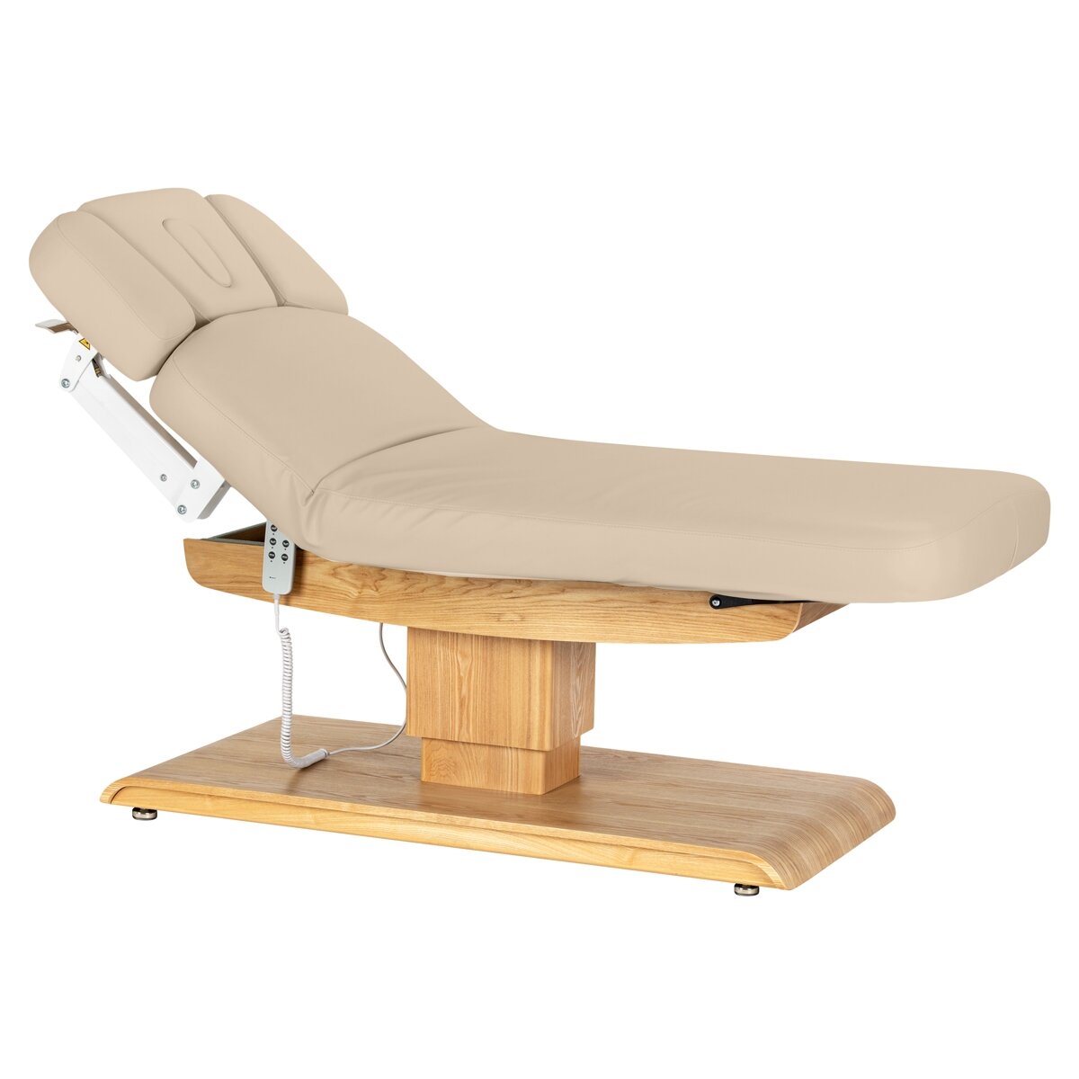 Profesionalus elektrinis masažo ir SPA gultas SILLON RELAX, smėlio spalvos su šviesiu pagrindu 1