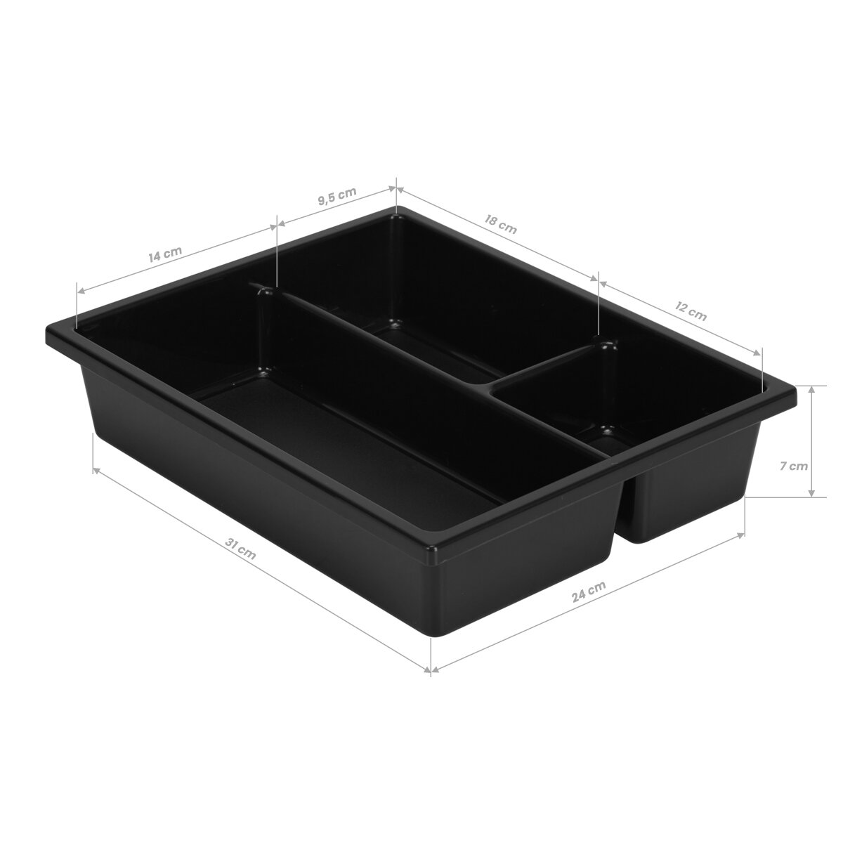 Professional barber trolley GABBIANO 68UV with sterilizer, black color 13 Professional barber trolley GABBIANO 68UV with sterilizer, black color 13
