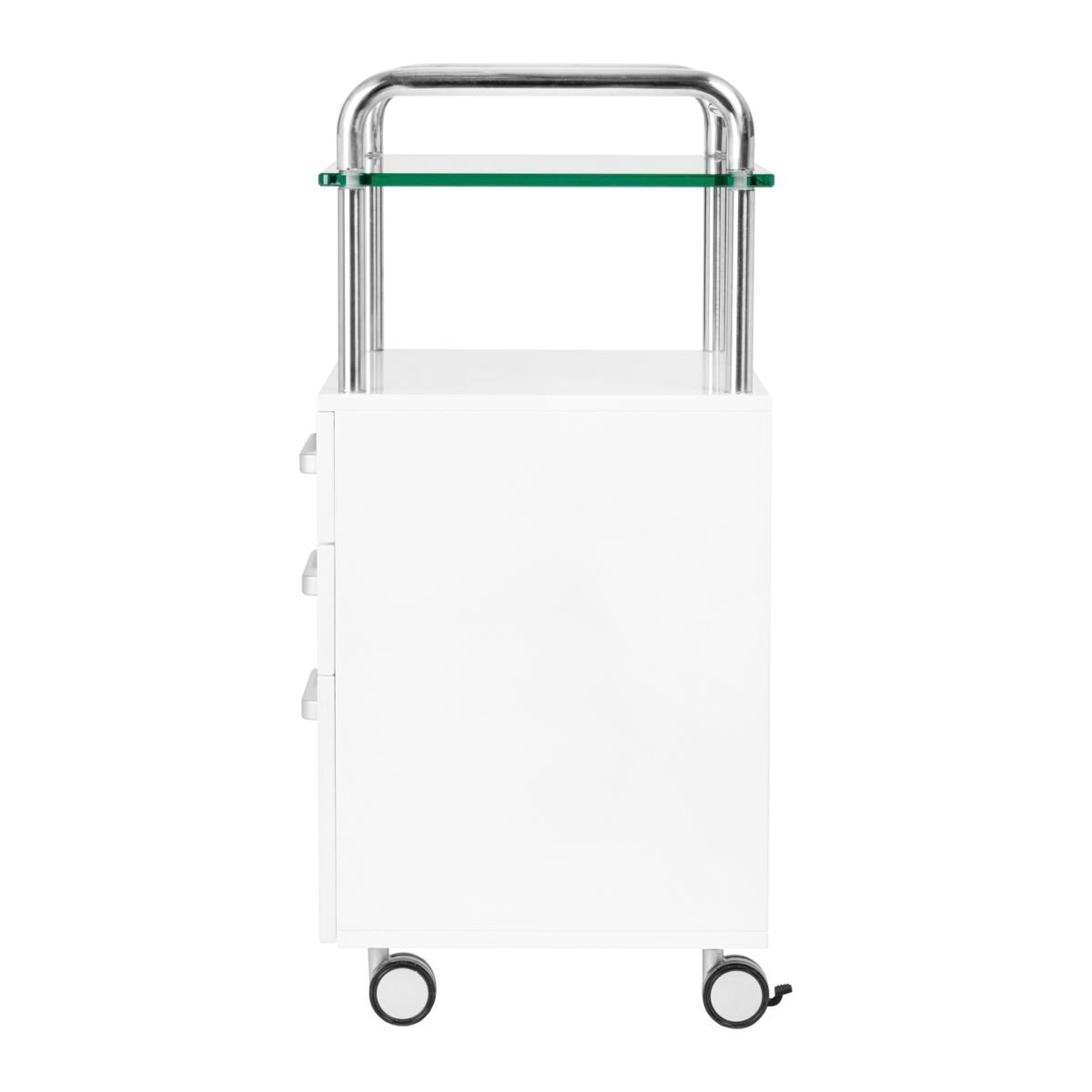 Professional cosmetic trolley for podological procedures 6053, white color 3 Professional cosmetic trolley for podological procedures 6053, white color 3