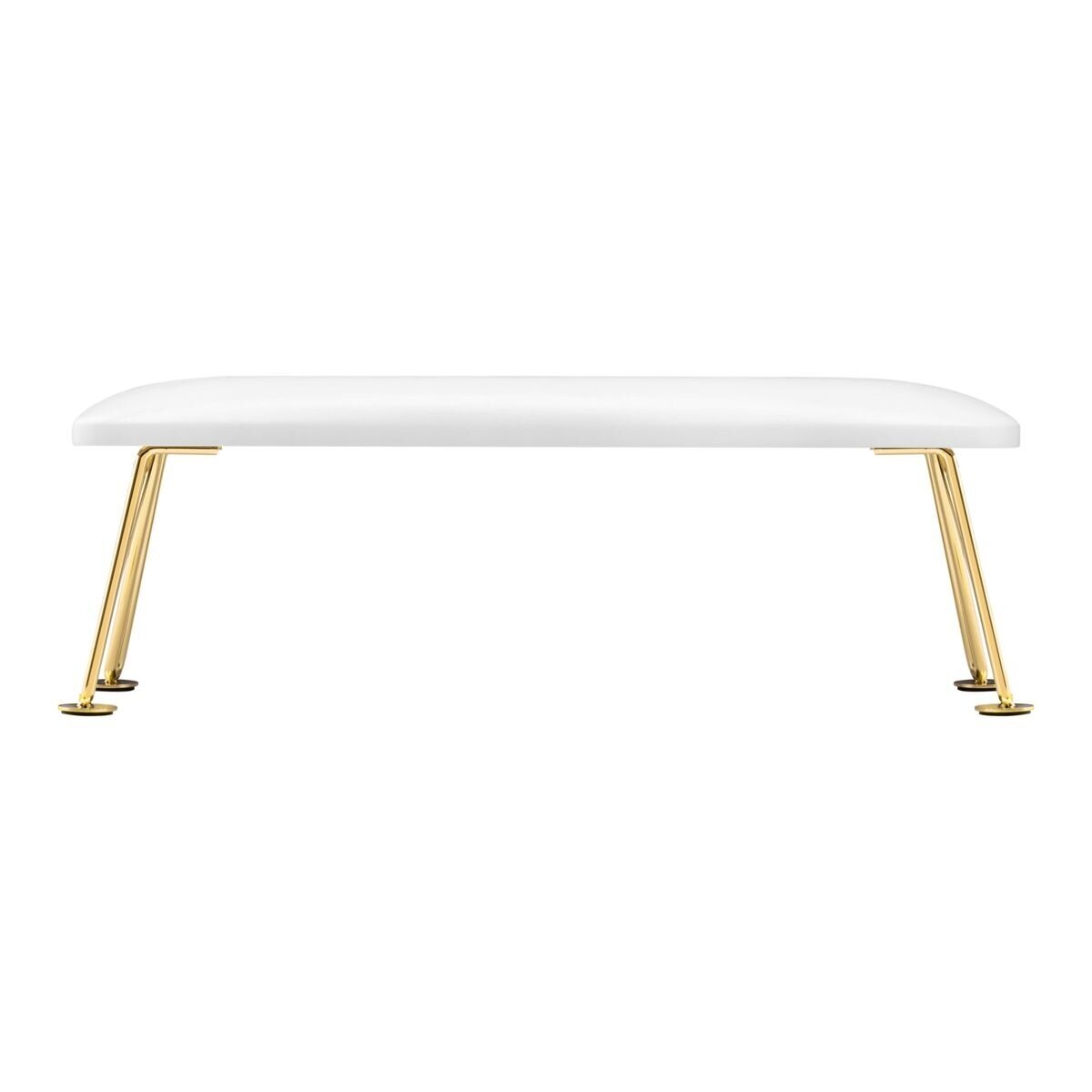 Professional armrest for manicure 6M, white/gold color 1 Professional armrest for manicure 6M, white/gold color 1