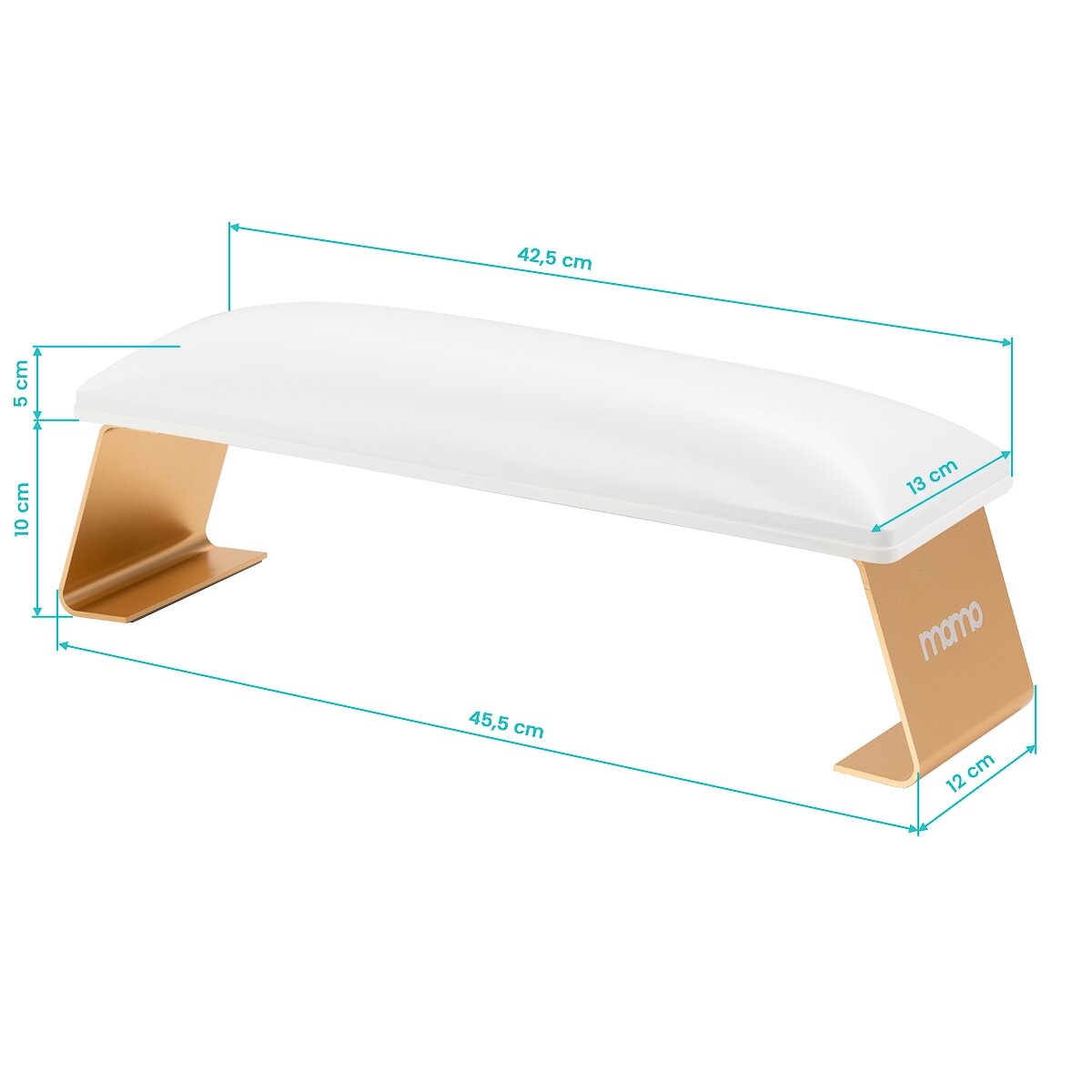 Professional manicure armrest MOMO 7-M, white 4 Professional manicure armrest MOMO 7-M, white 4