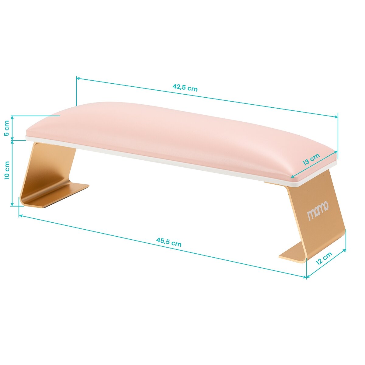 Professional manicure armrest MOMO 7-M, pink 4
