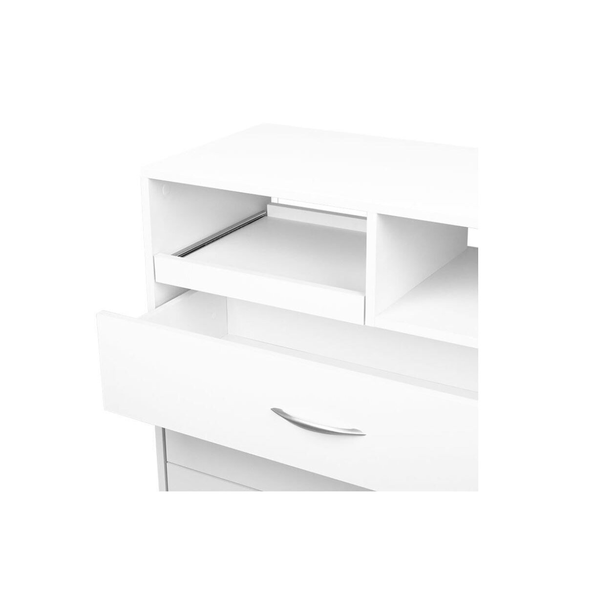 Professional podological trolley for cosmetologists Y-200, white color 3 Professional podological trolley for cosmetologists Y-200, white color 3