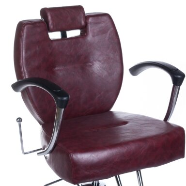 Profesionali barberio kėdė HEKTOR BH-3208, bordo spalvos Profesionali barberio kėdė HEKTOR BH-3208, bordo spalvos