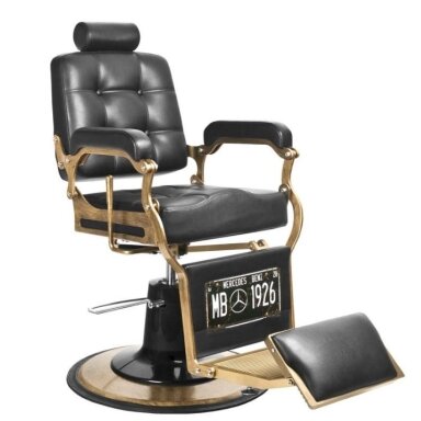 Professional barbers and beauty salons haircut chair GABBIANO BOSS BLACK Professional barbers and beauty salons haircut chair GABBIANO BOSS BLACK