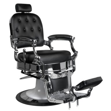 Profesionali barberio kėdė kirpykloms ir grožio salonams GABBIANO ERNESTO BLACK Profesionali barberio kėdė kirpykloms ir grožio salonams GABBIANO ERNESTO BLACK