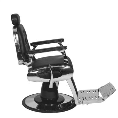 Professional barbers and beauty salons haircut chair GABBIANO FRANCESCO, black color Professional barbers and beauty salons haircut chair GABBIANO FRANCESCO, black color