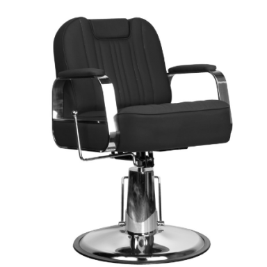 Professional barbers and beauty salons haircut chair GABBIANO RUFO BLACK Professional barbers and beauty salons haircut chair GABBIANO RUFO BLACK