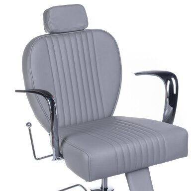 Profesionali barberio kėdė kirpykloms ir grožio salonams OLAF BH-3273, pilkos spalvos Profesionali barberio kėdė kirpykloms ir grožio salonams OLAF BH-3273, pilkos spalvos