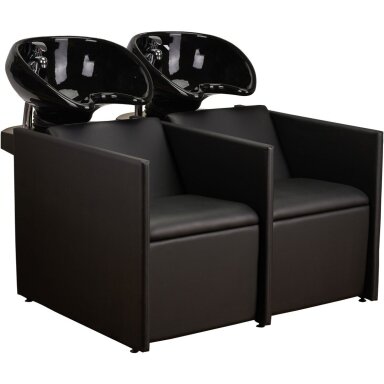 Profesionali dviguba (dvivietė) galvos plautuvė kirpykloms bei grožio salonams LUNA SOFA