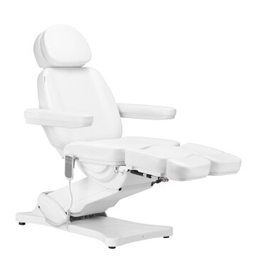 Professional electric cosmetology chair - bed for pedicure procedures SILLON CLASSIC, 2 motors, white color Professional electric cosmetology chair - bed for pedicure procedures SILLON CLASSIC, 2 motors, white color