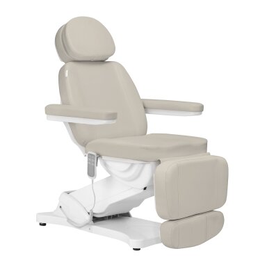 Profesionali elektrinė kosmetologinė kėdė - gultas SILLON CLASSIC 3 varikliai, smėlio spalvos Profesionali elektrinė kosmetologinė kėdė - gultas SILLON CLASSIC 3 varikliai, smėlio spalvos