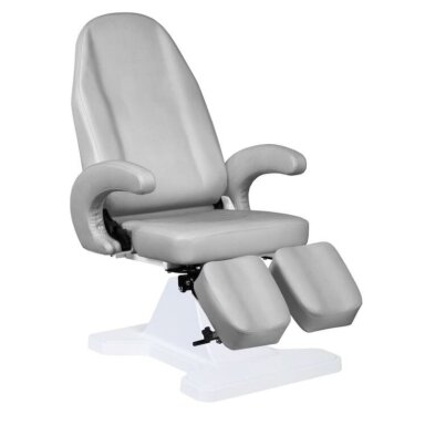 Professional hydraulic pedicure chair for salons and beauty parlors MOD 112, grey color Professional hydraulic pedicure chair for salons and beauty parlors MOD 112, grey color
